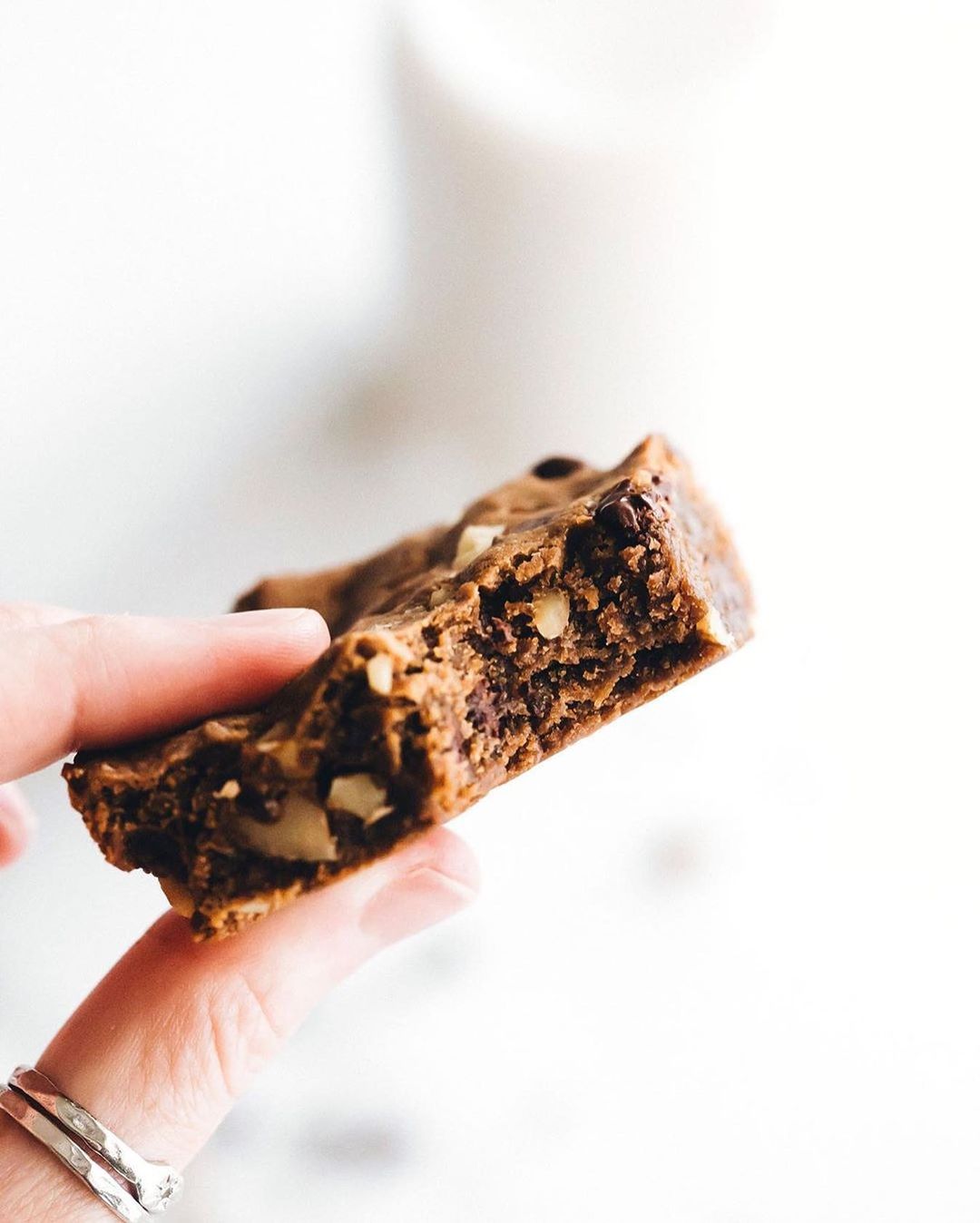 Vegan Gluten-Free Blondies with Chocolate Chips