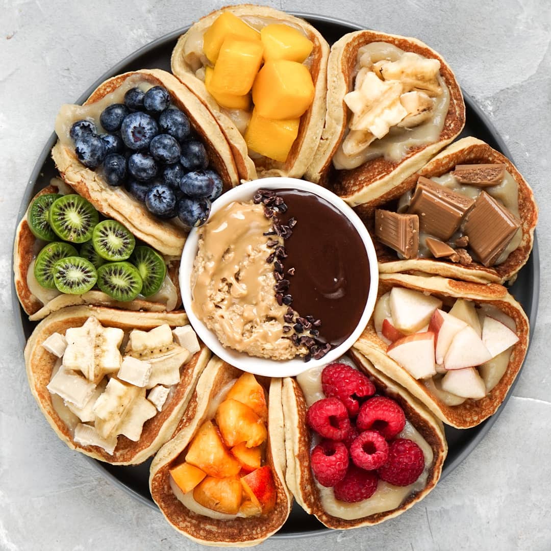 Pancakes Are Glutenfree and Made with Chickpea and Rice Flour