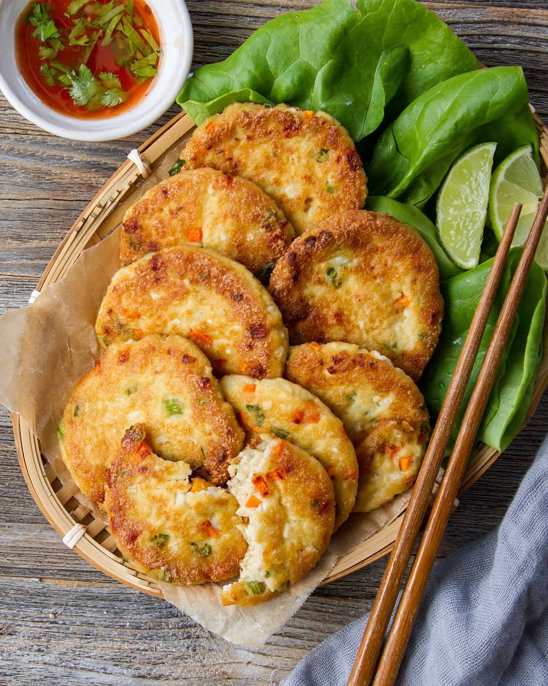 Golden Tofu Cakes