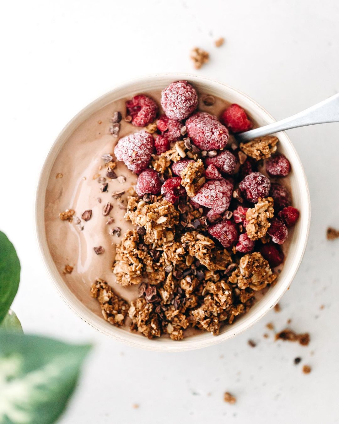 Cold Creamy Chocolate Smoothie Bowl
