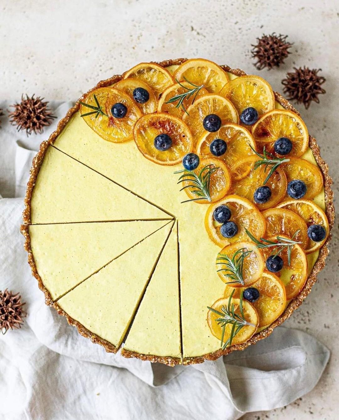 Vegan No-Bake Lemon Tart