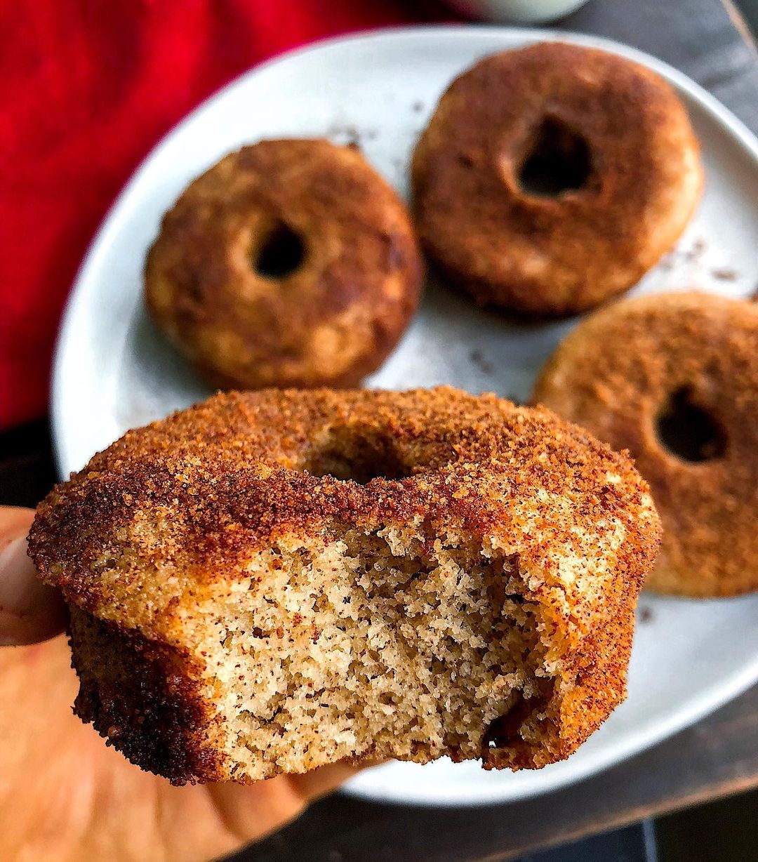 Paleo Gluten-Free Cinnamon Sugar Donuts
