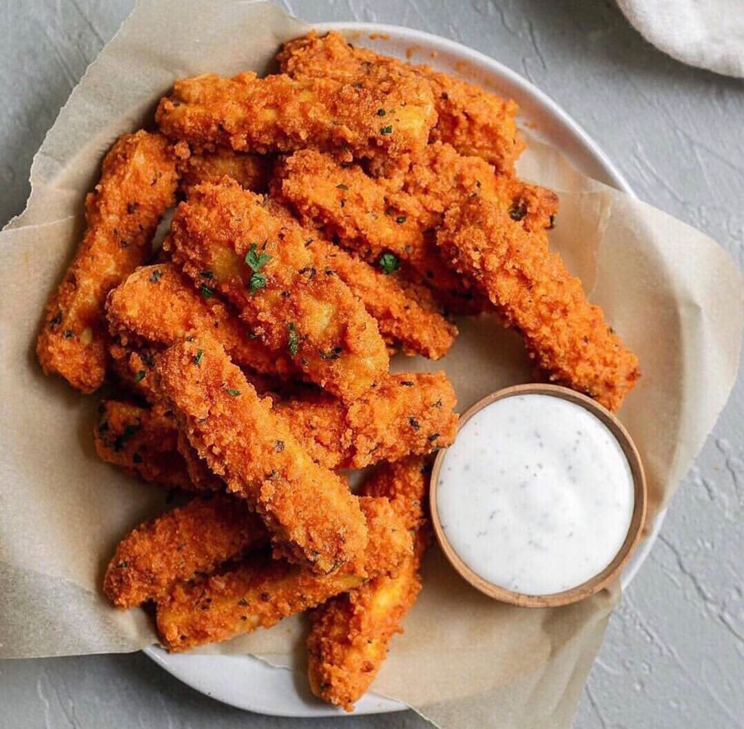 Vegan Buffalo Tofu Wings