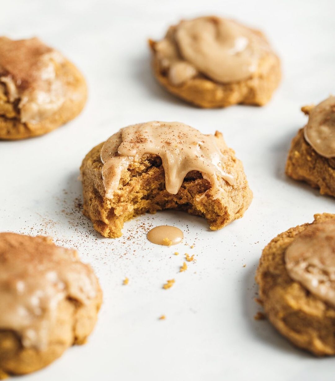 Indulgent Pumpkin Cookies with Maple Glaze