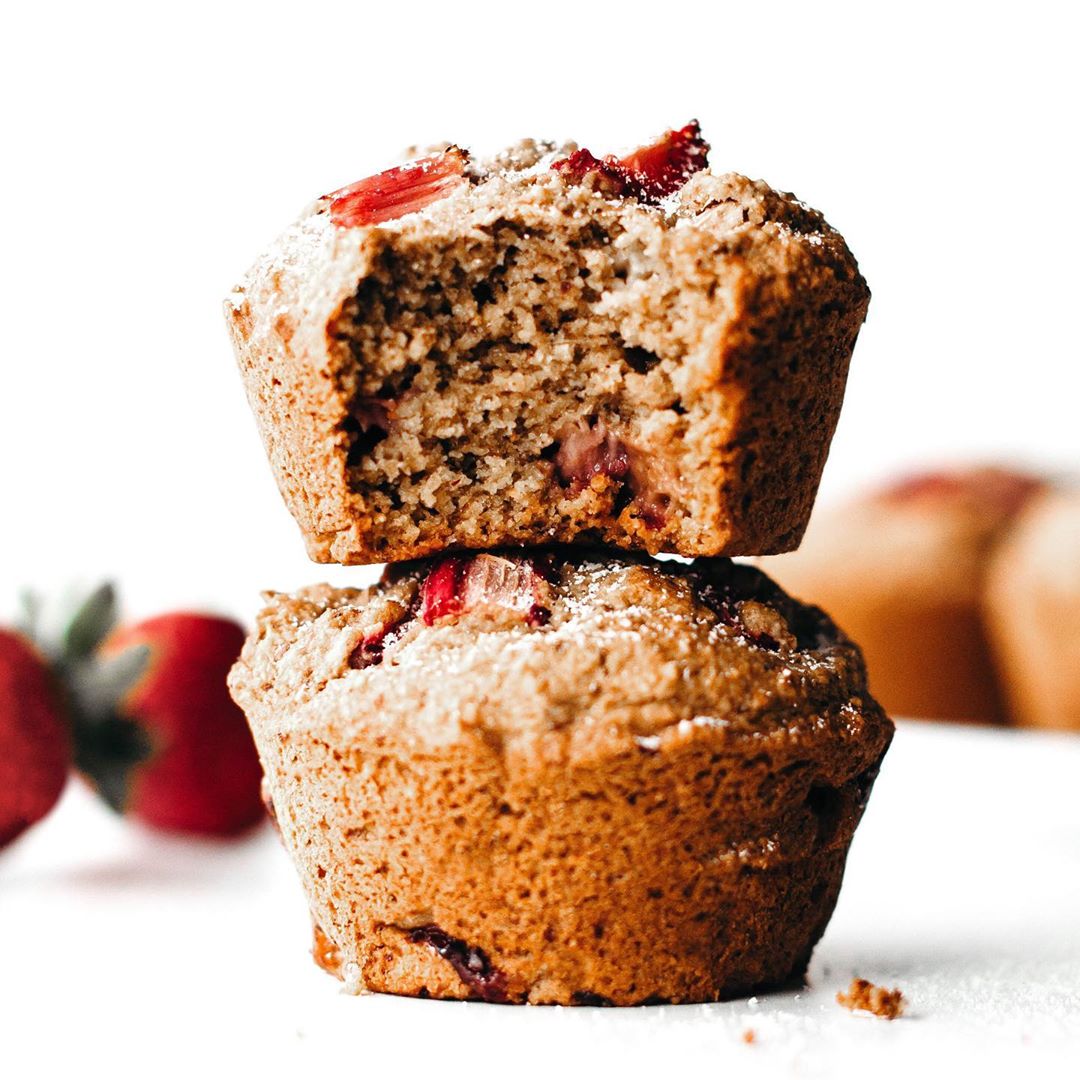Strawberry Rhubarb Muffins