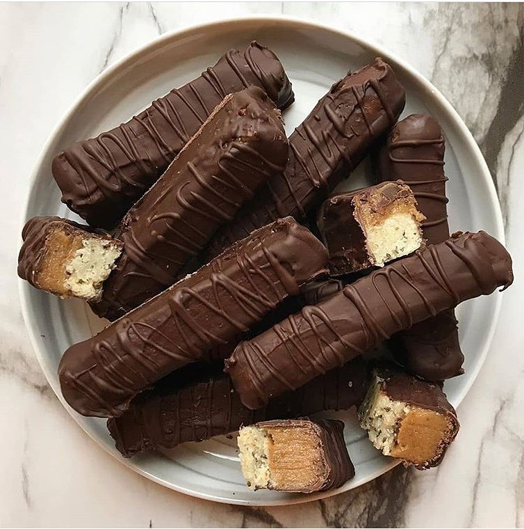 Vegan Twix Candy Bars