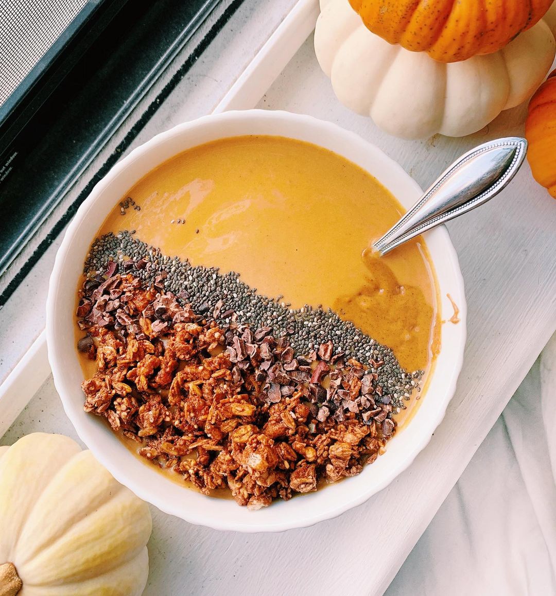 Autumn Pumpkin Smoothie Bowl