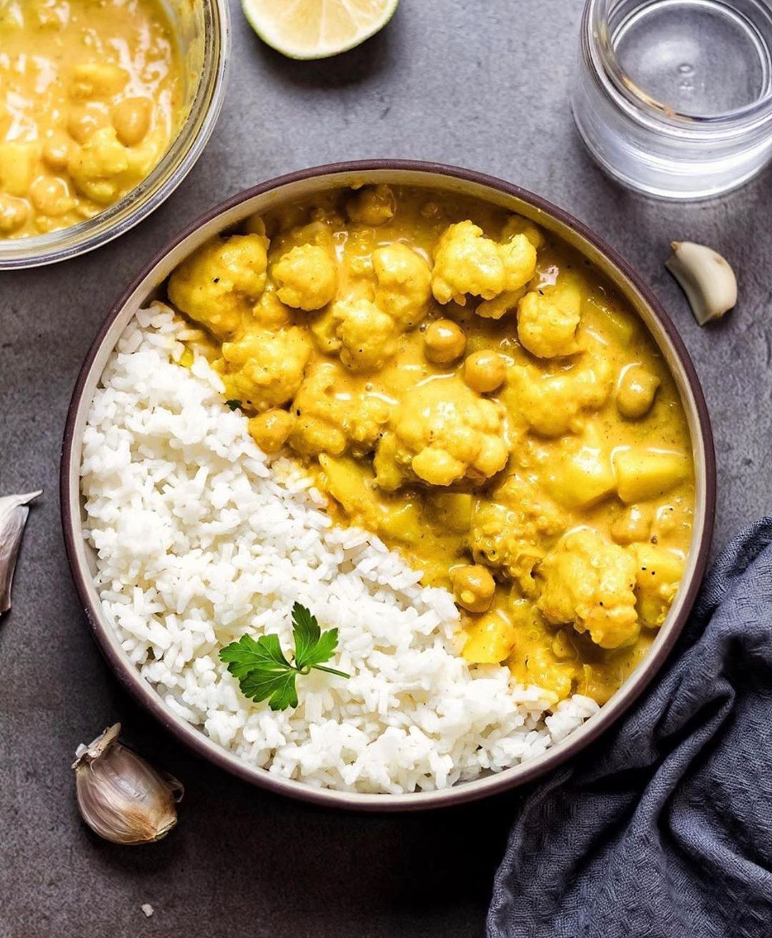 Cauliflower Quinoa Chickpea Curry