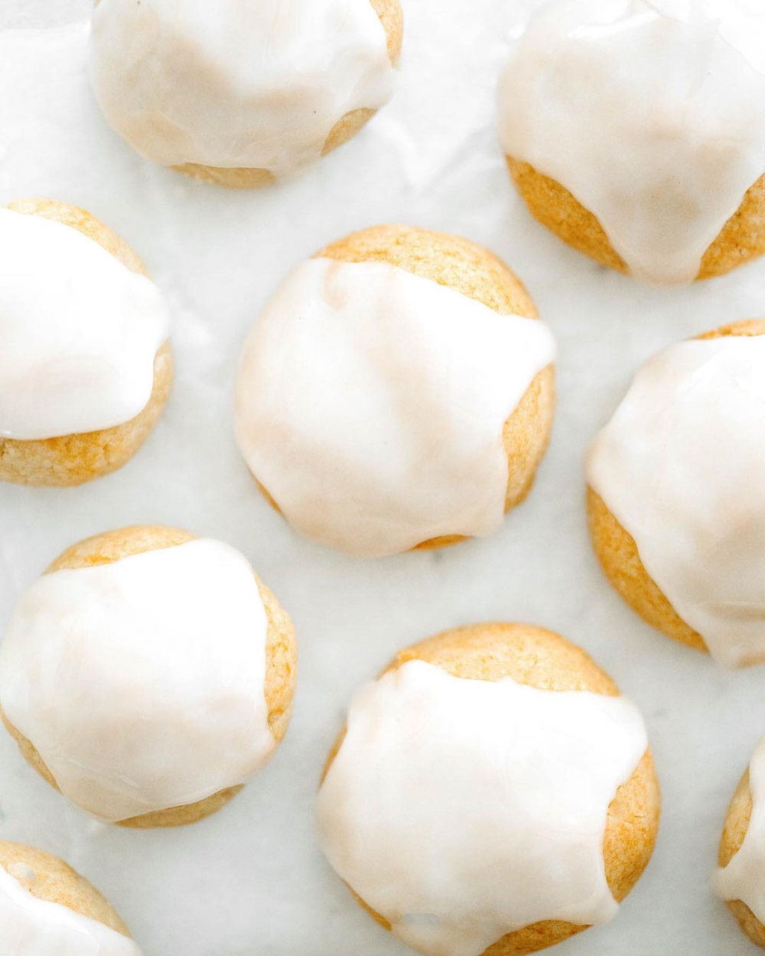 Puffy Glazed Lemon Cookies