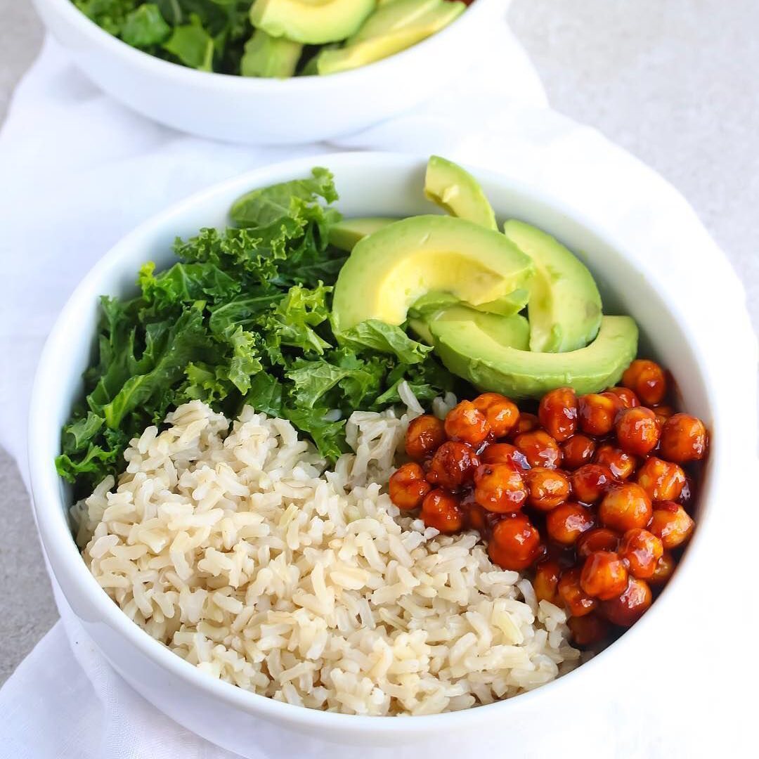 Plant-Based BBQ Chickpea Bowl