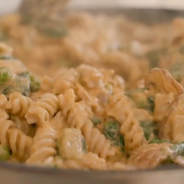 Vegan Mushroom Pasta with Creamy Cashew Sauce