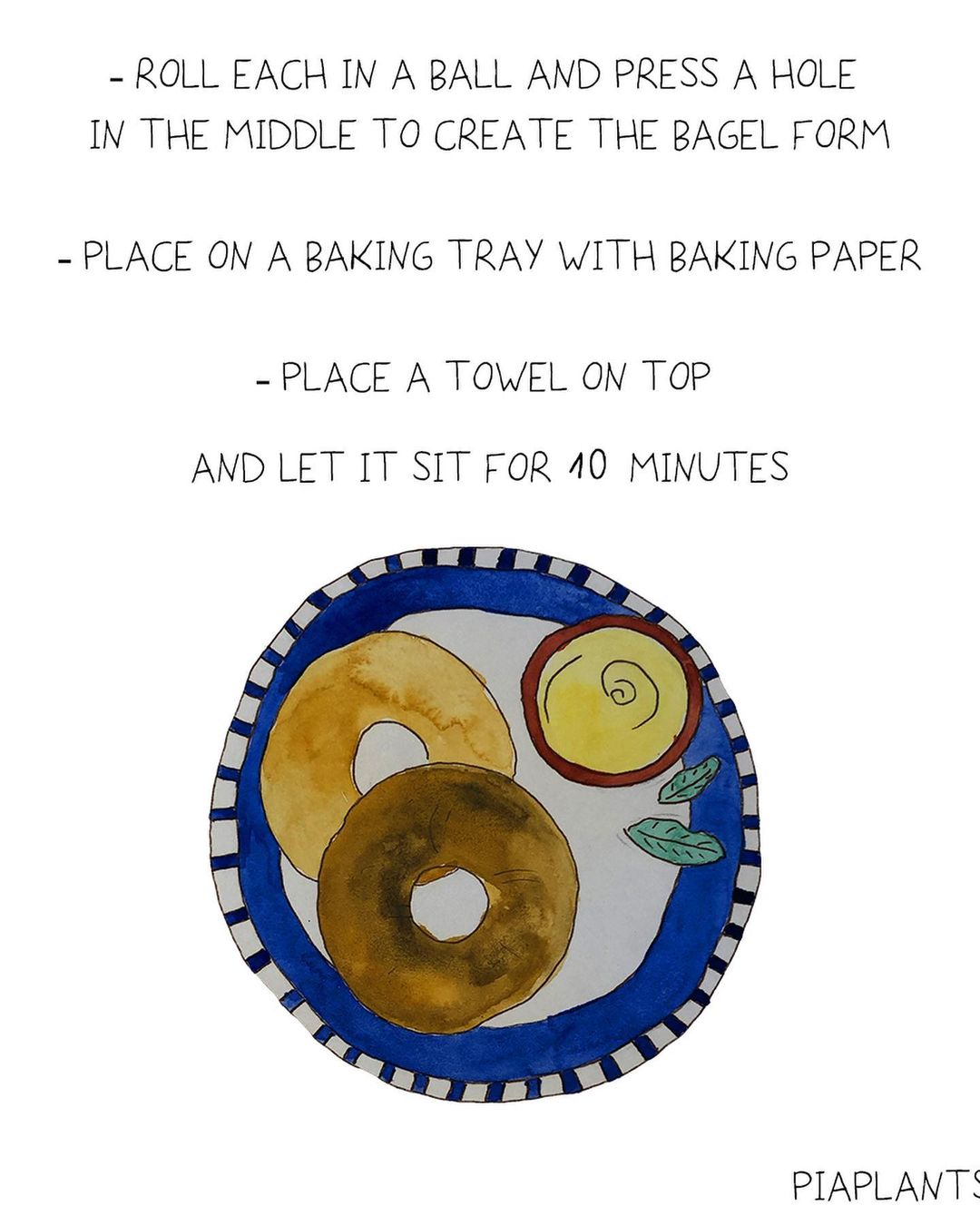Homemade Vegan Bagels with Versatile Toppings
