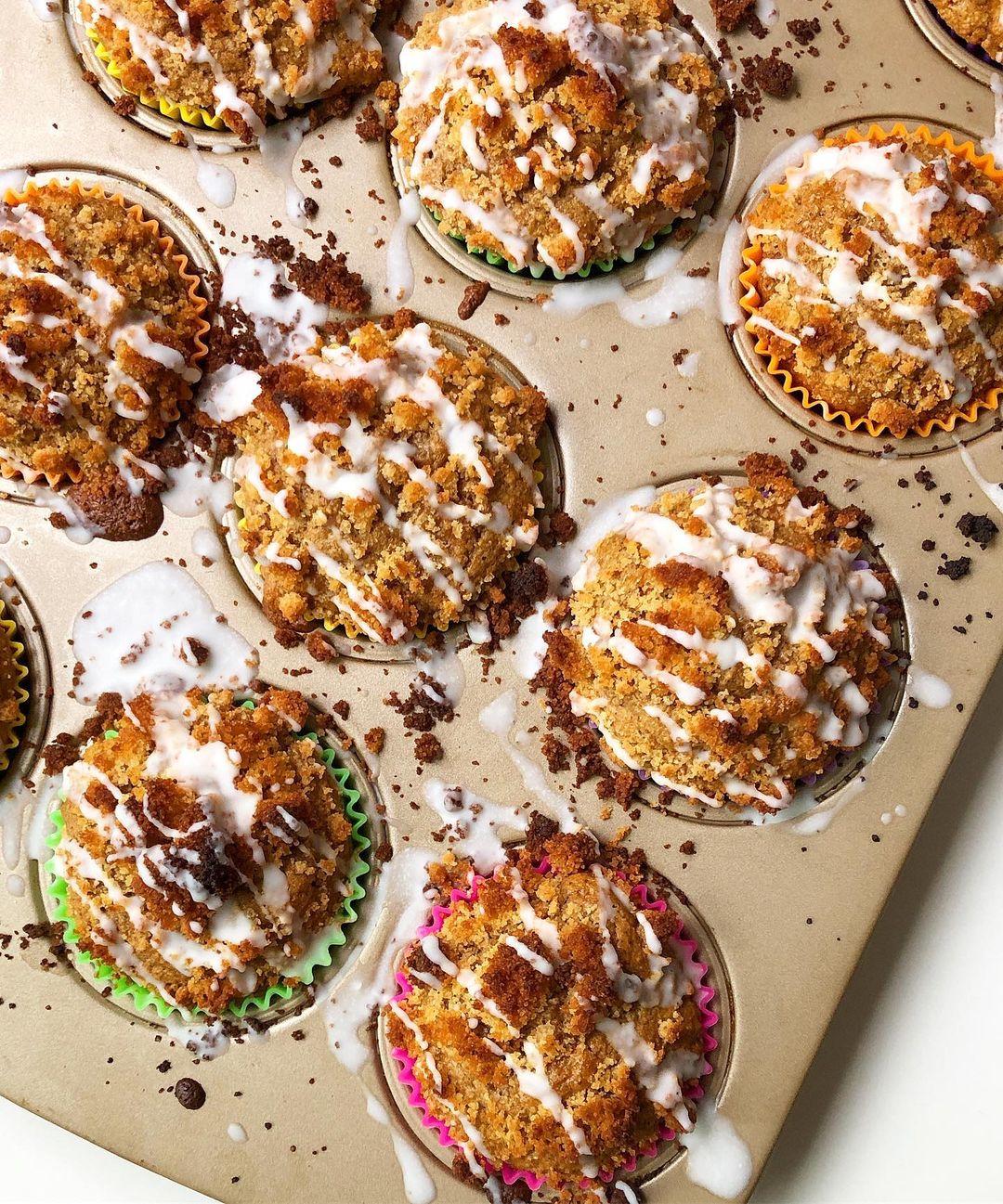 Apple Cinnamon Crumble Muffins