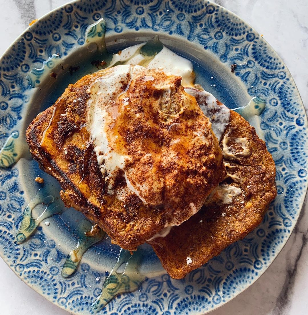 Easiest Pumpkin French Toast Ever