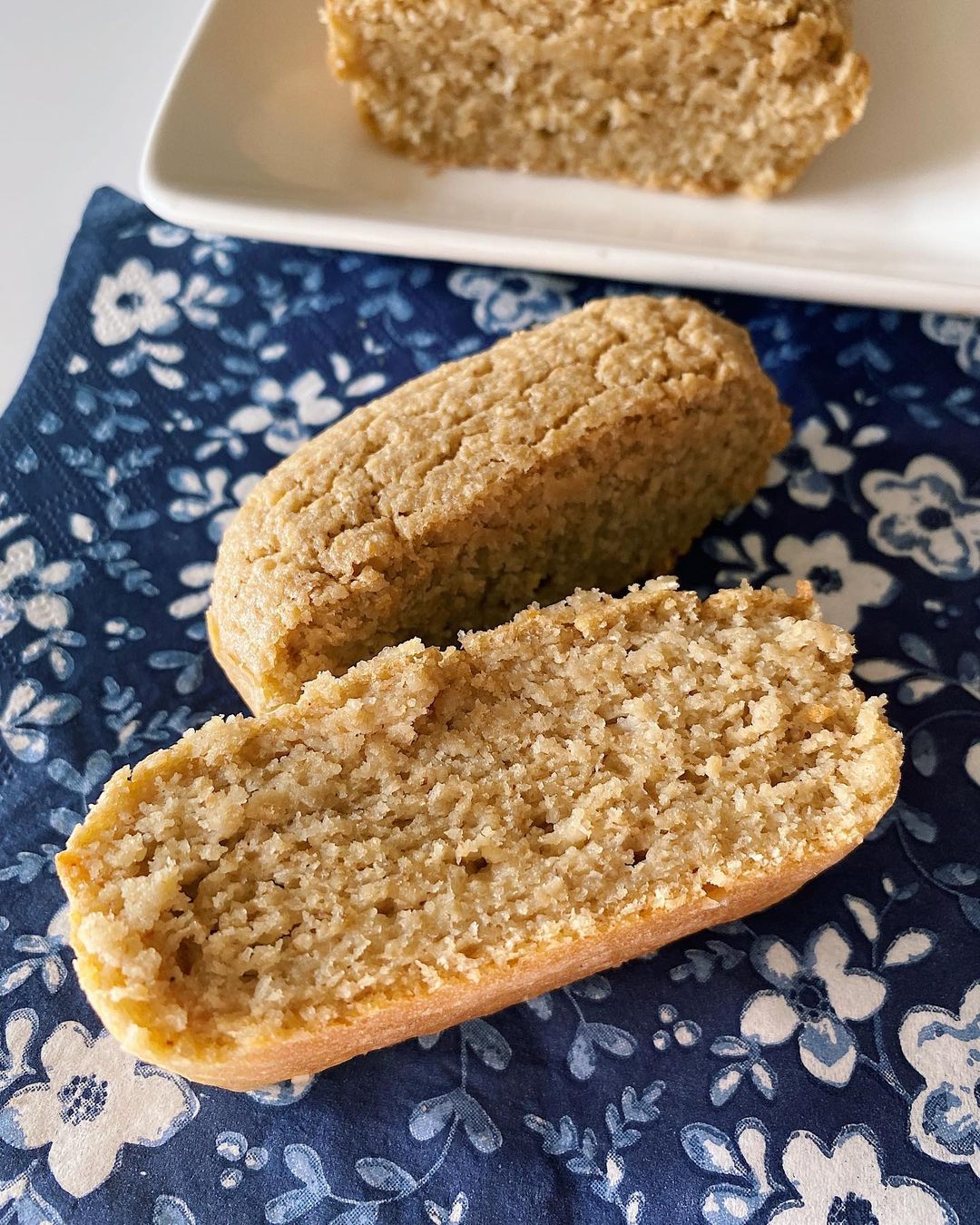 Sweet Healthy Coconut Oatmeal Poundcake