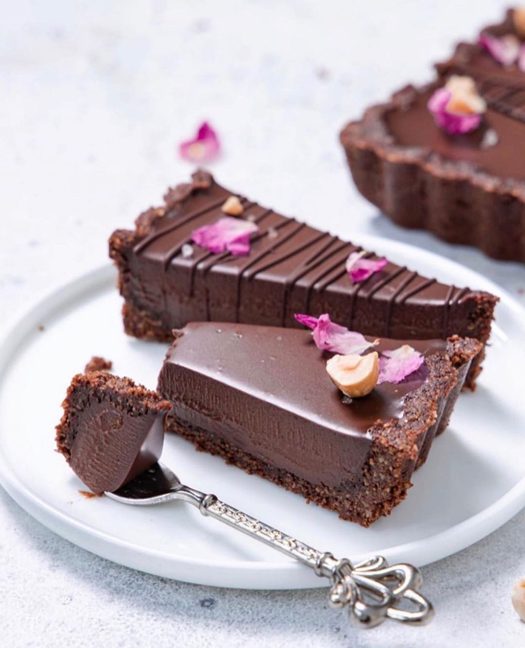 Vegan Spiced Chocolate Tart