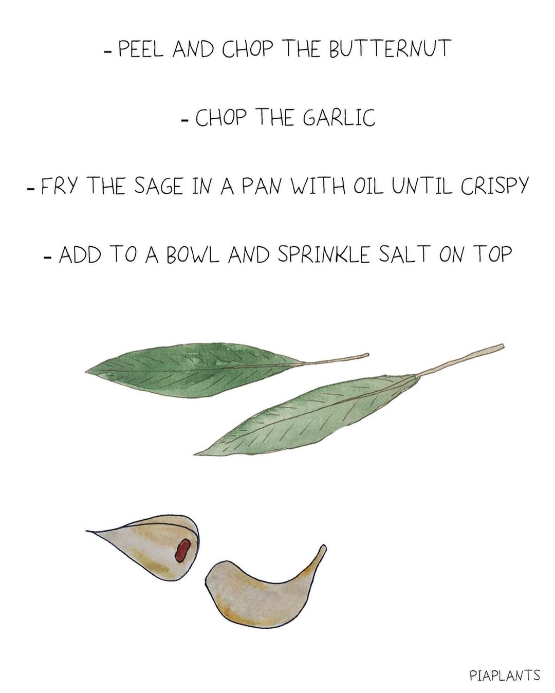 Hearty Creamy Butternut Squash Pasta with Sage