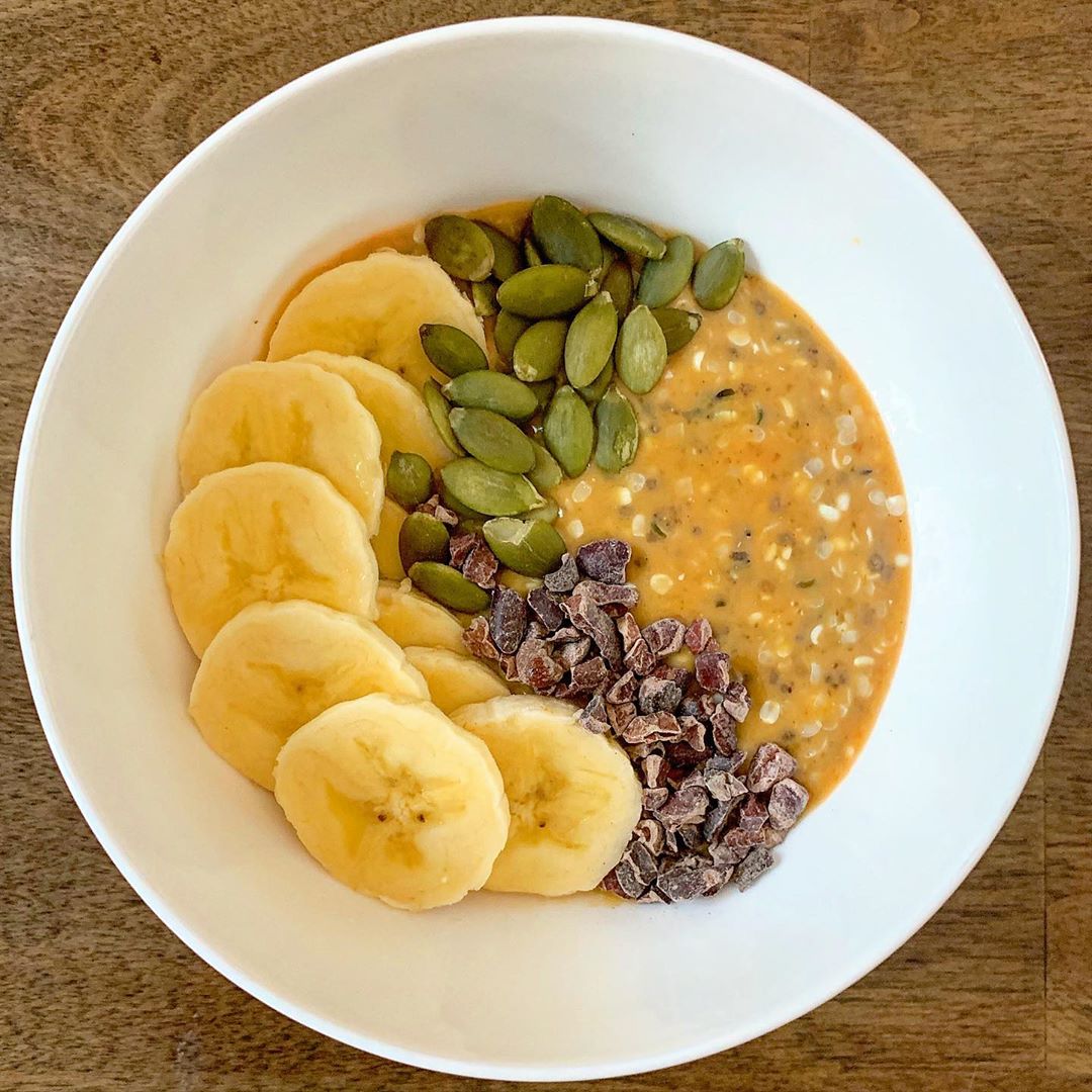 Overnight Pumpkin Hemp Oats