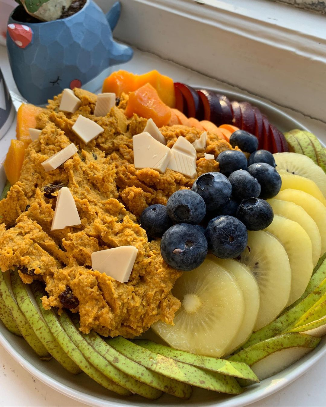 Pumpkin Spice Breakfast Chickpea Cookie Dough