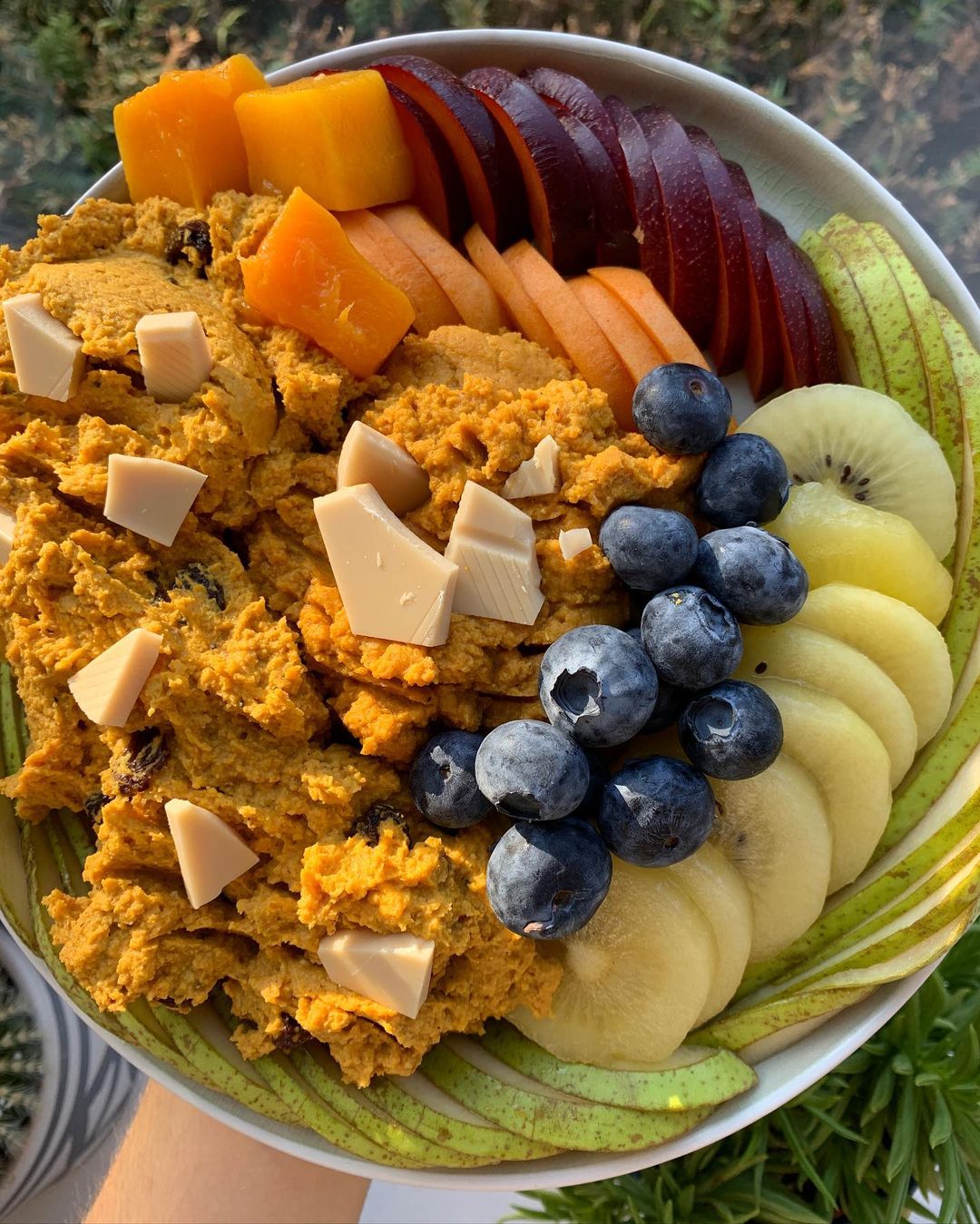 Pumpkin Spice Breakfast Chickpea Cookie Dough