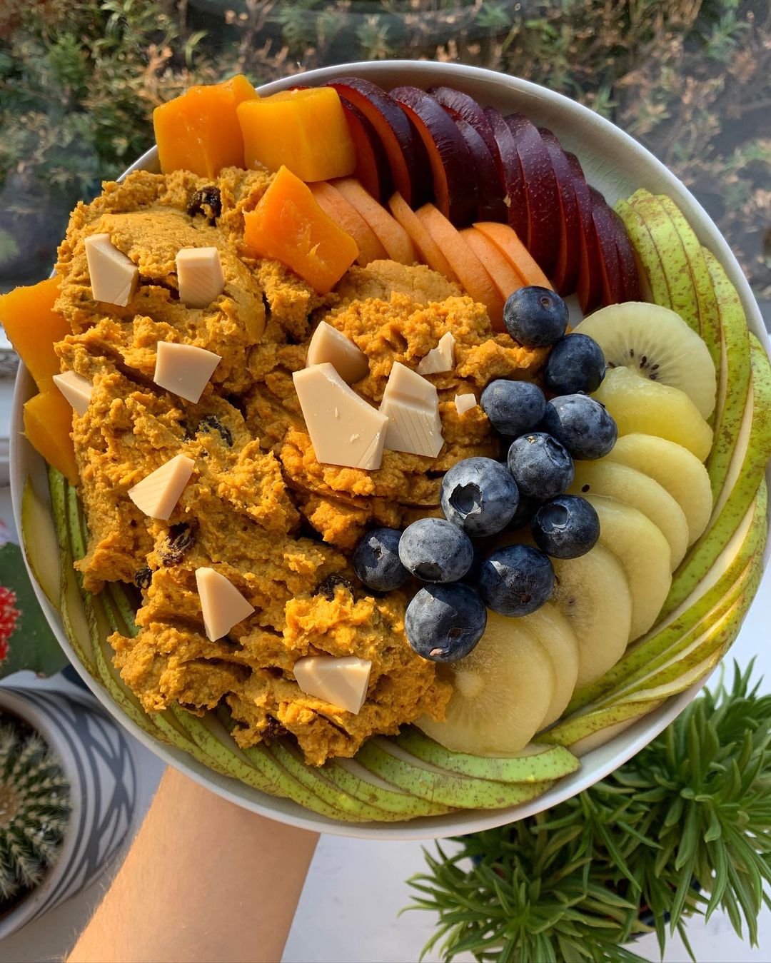 Pumpkin Spice Breakfast Chickpea Cookie Dough