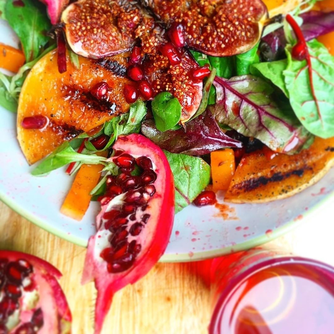 Warm Butternut and Fig Salad