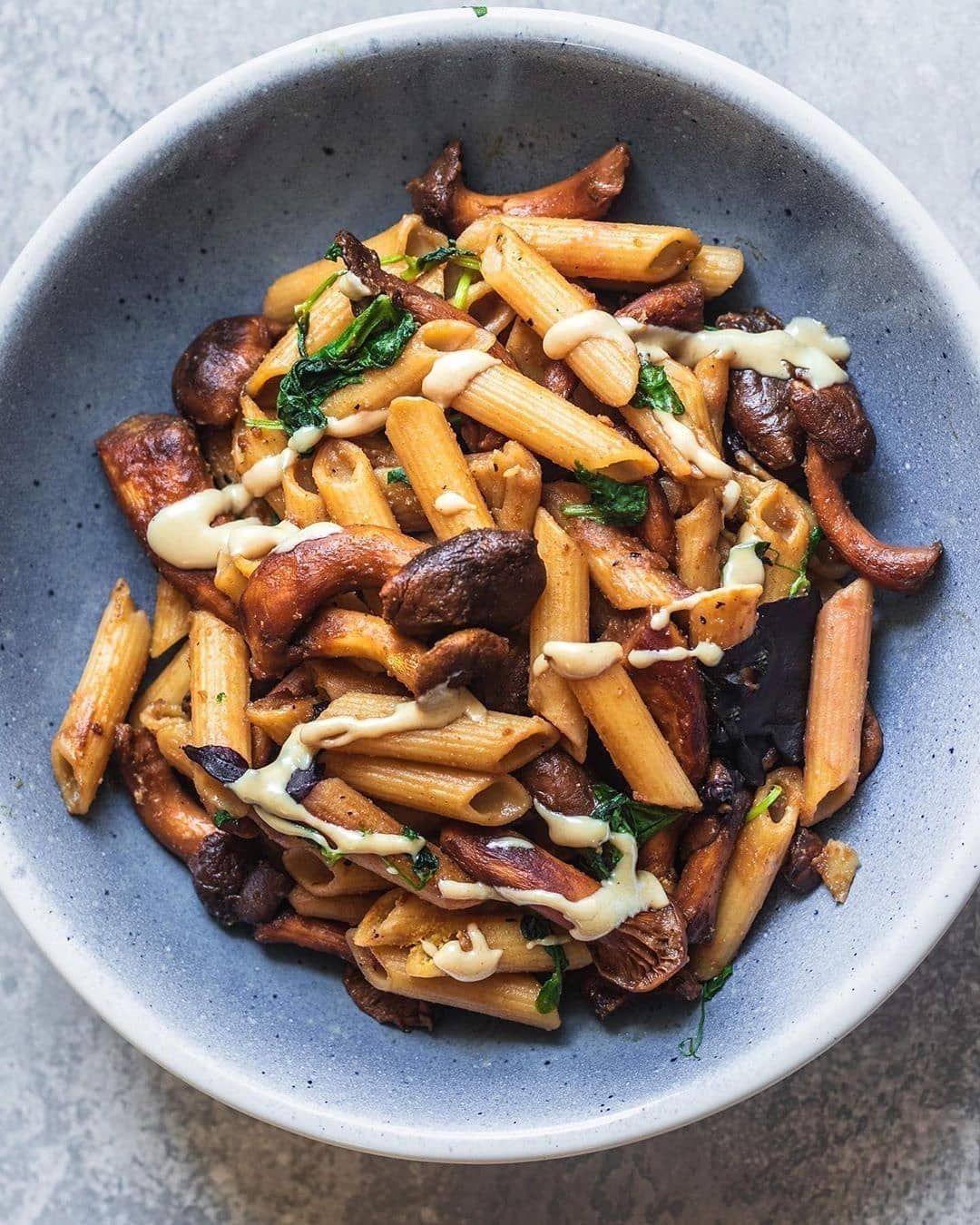Vegan Oyster Mushroom Pasta