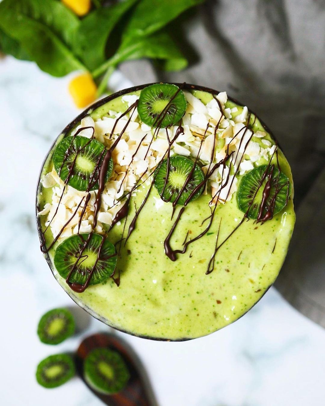 Green Alkalizing Smoothie Bowl