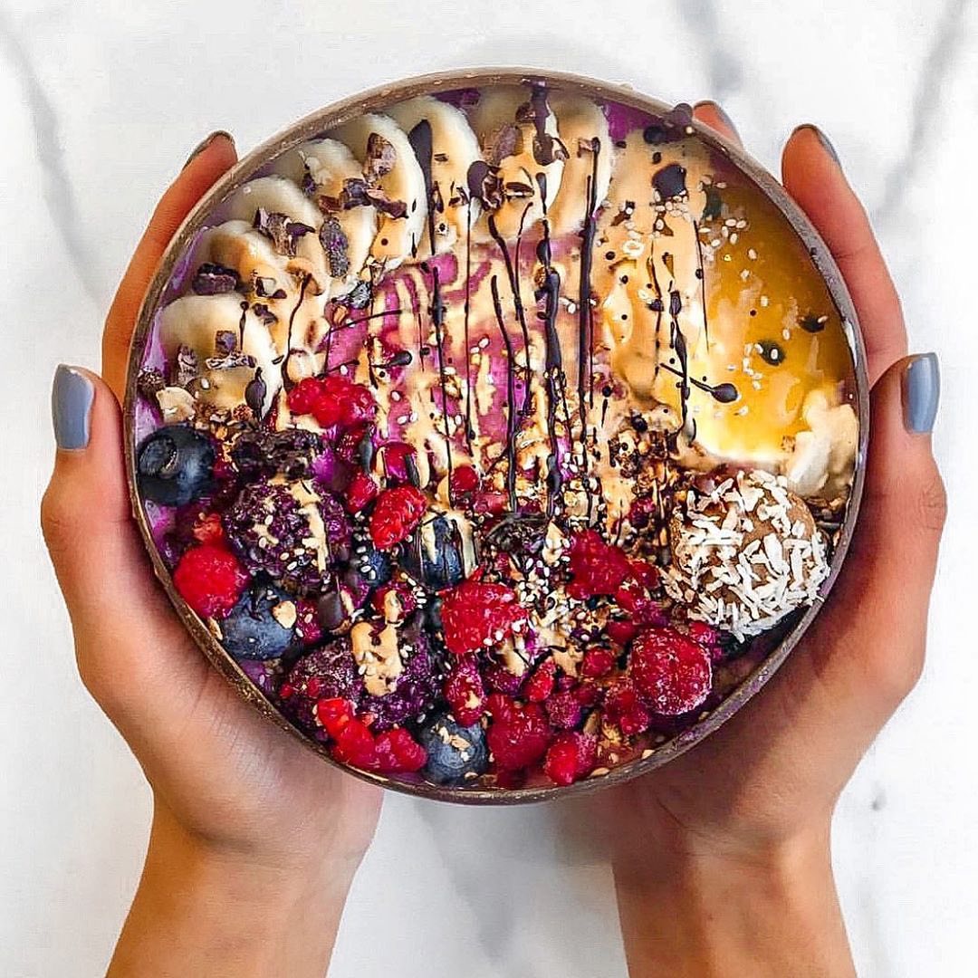 Easy Vegan Fruit Smoothie Bowl