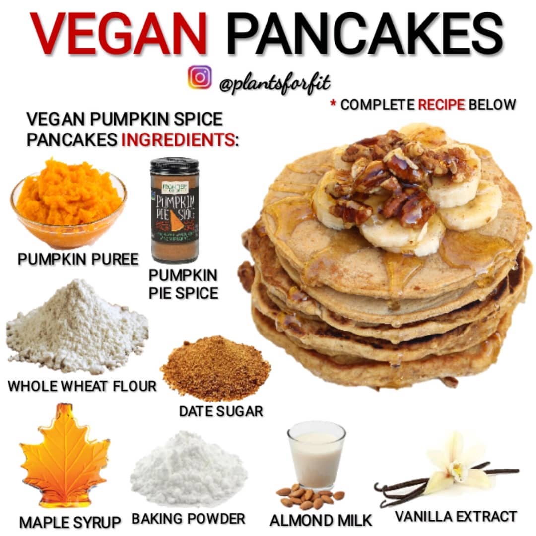 Vegan Pumpkin Pie Pancakes