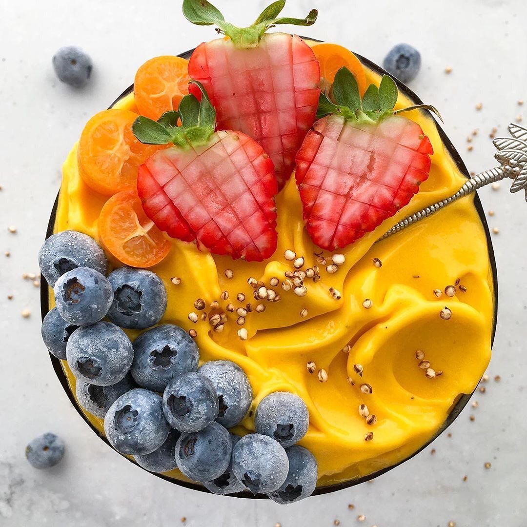 Refreshing Mango Banana Nicecream Blend