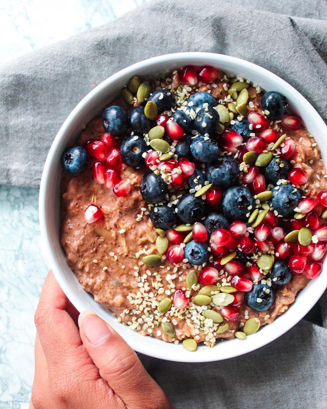 Chocolate Tahini Oats