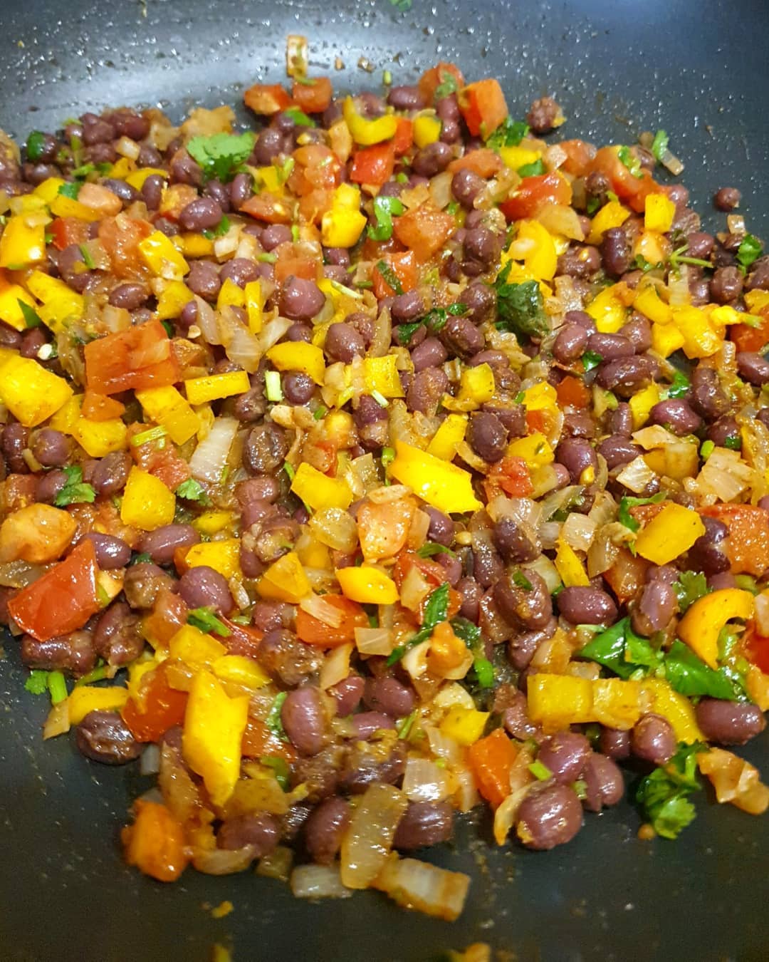 Warm Spiced Bean Salad