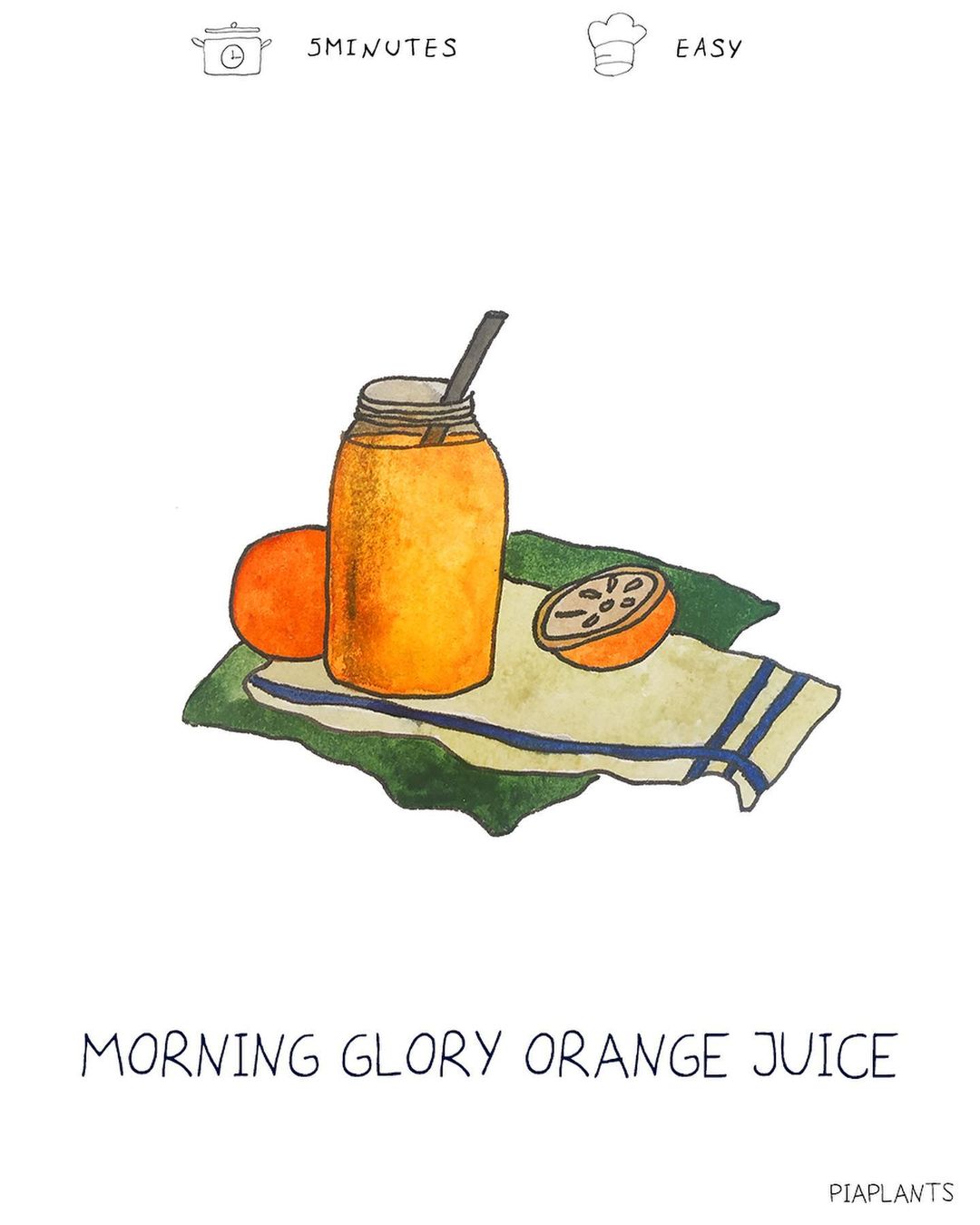Autumn Cold-Pressed Juice with Carrot and Ginger