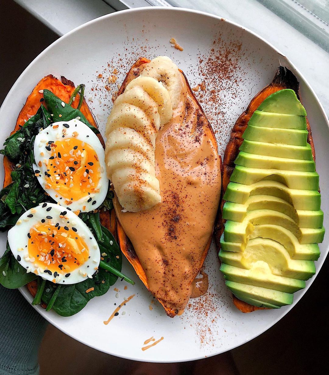 Sweet Potato Toast Three Ways