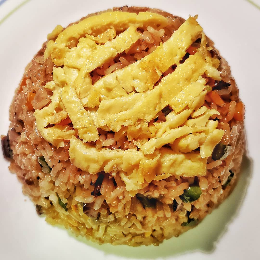 Homemade Vegan Stir Fried Sticky Rice