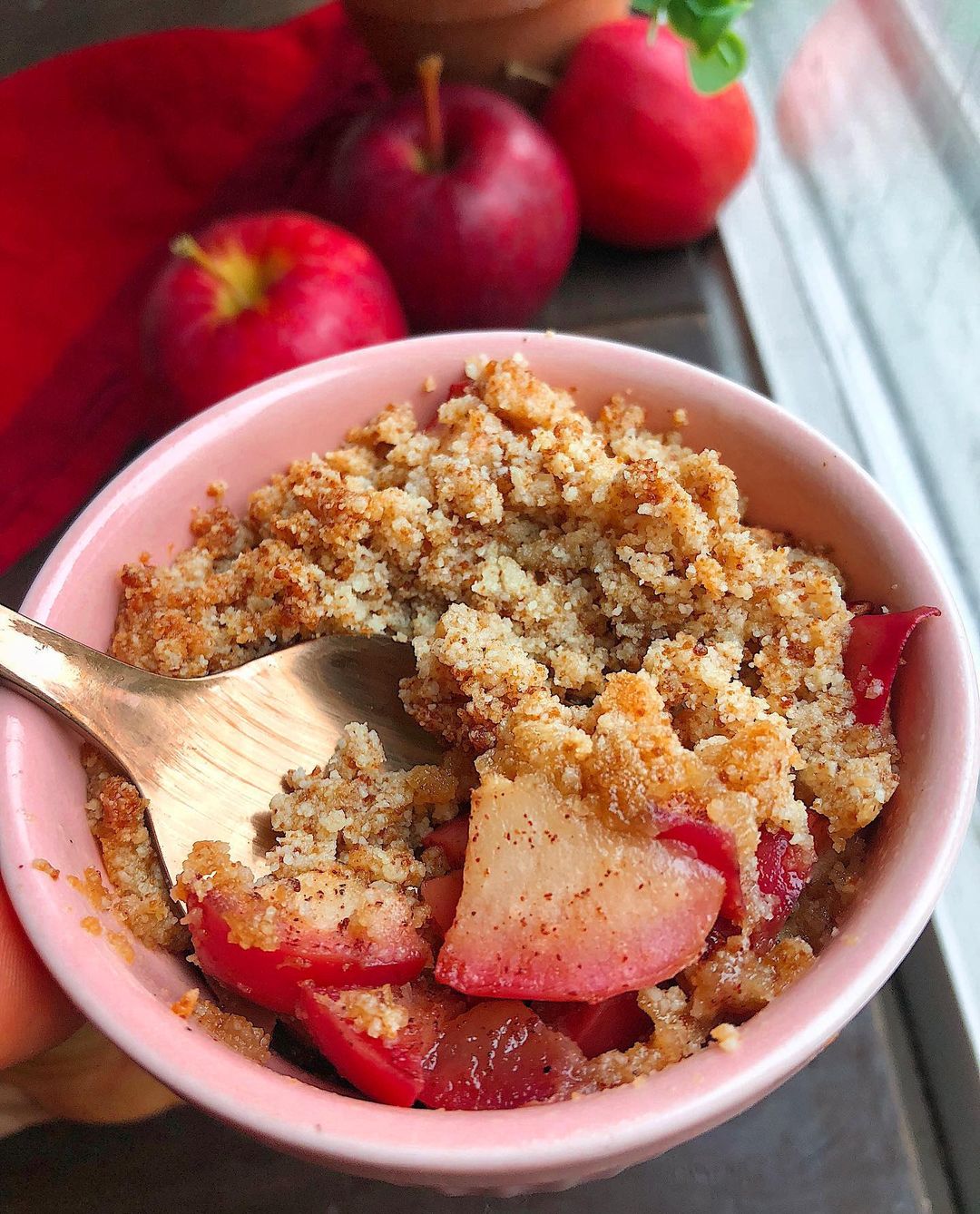 Paleo Single Serving Apple Crisp