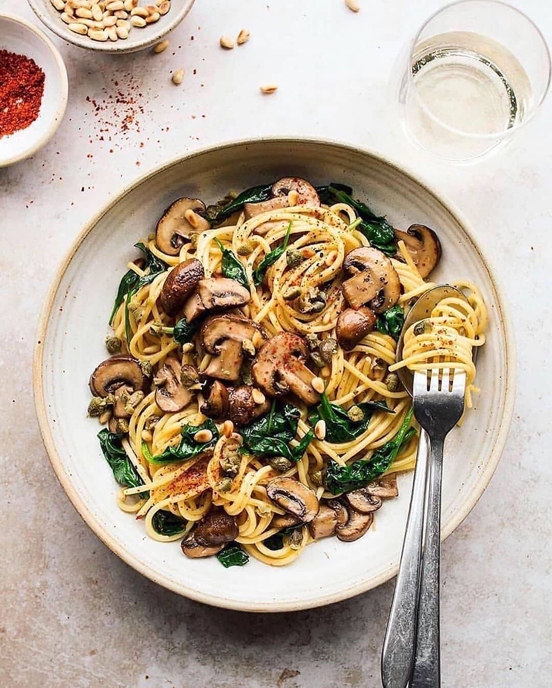 Vegan Mushroom Pasta