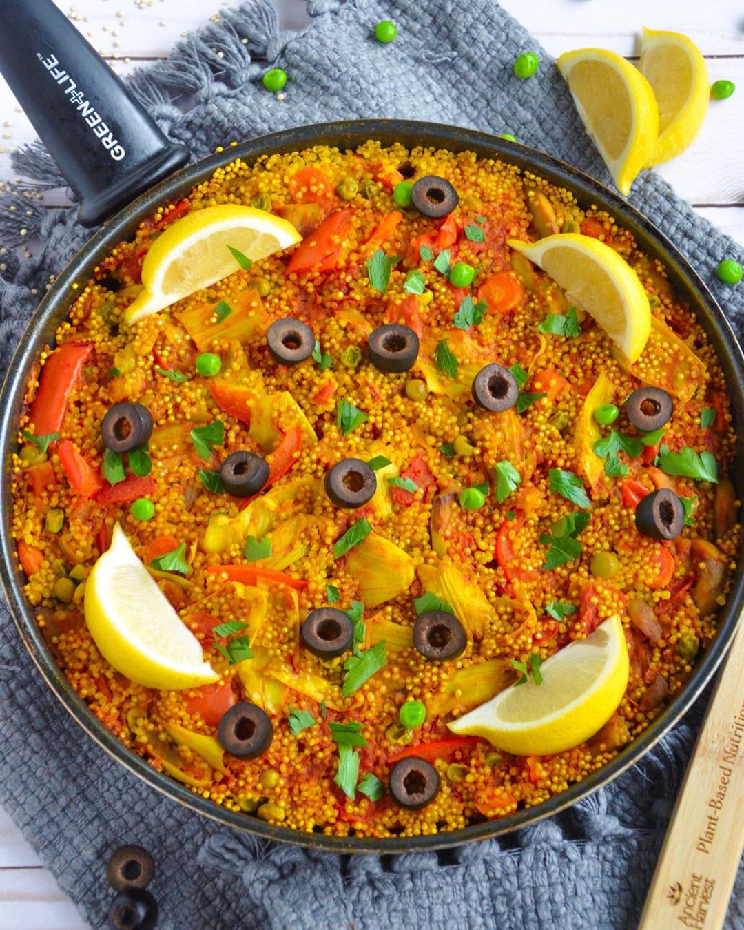 Vegan Paella with Quinoa