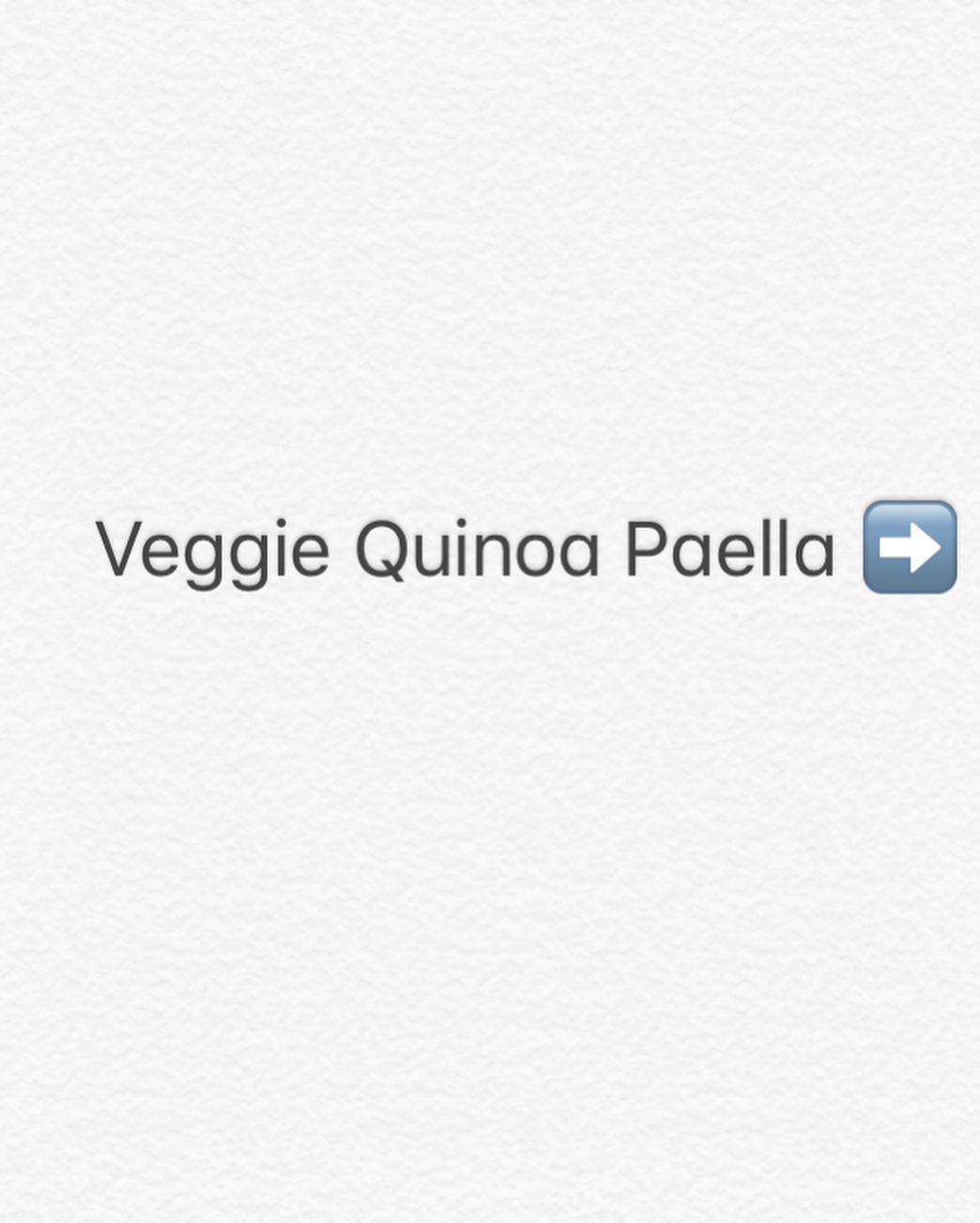 Vegan Paella with Quinoa