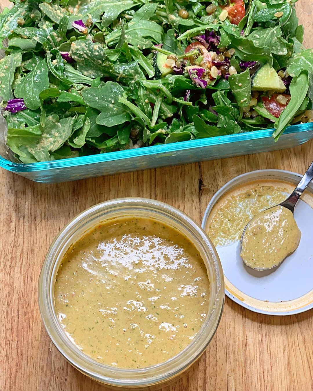 Vegan Briny Caesar Salad Dressing