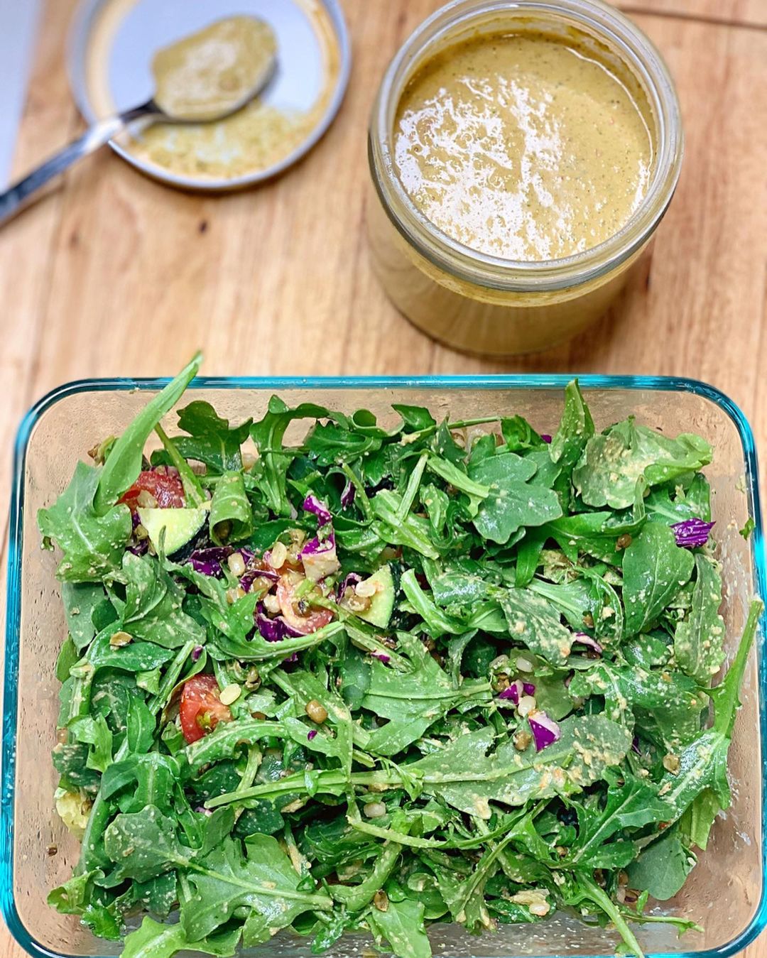 Vegan Briny Caesar Salad Dressing