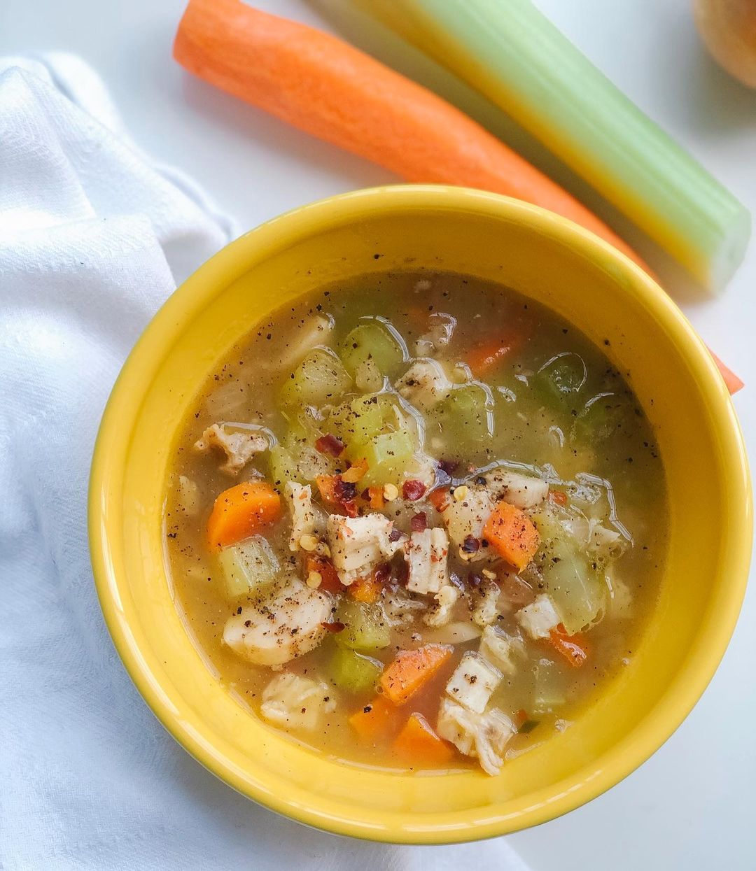 Leftover Turkey Vegetable Soup