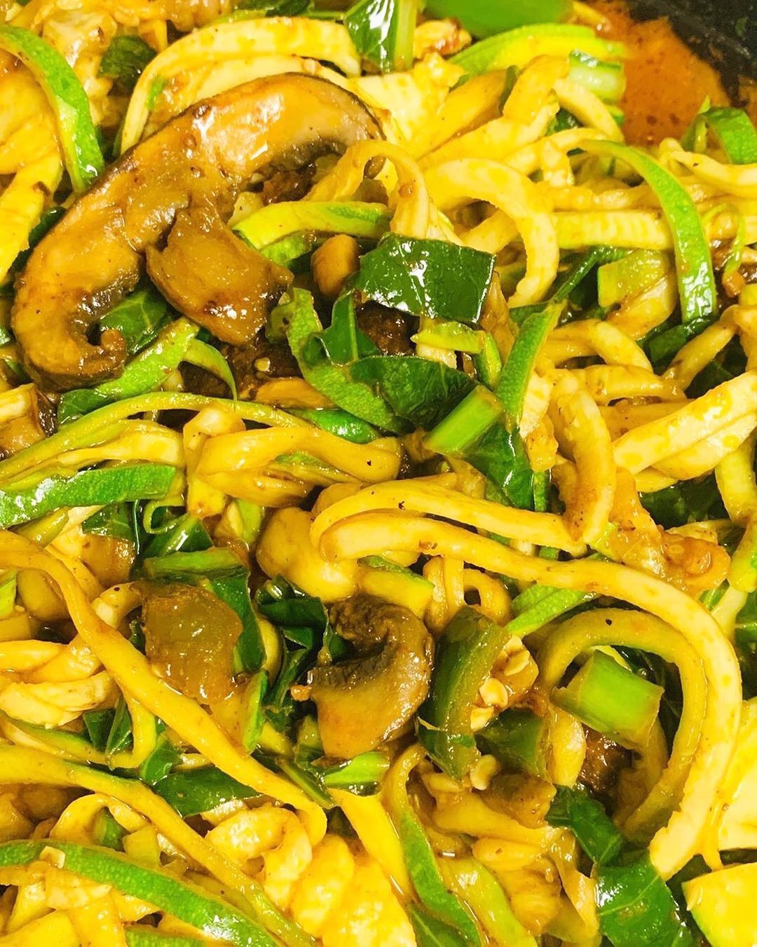 Vegan Zucchini and Vegetable Stir-Fry