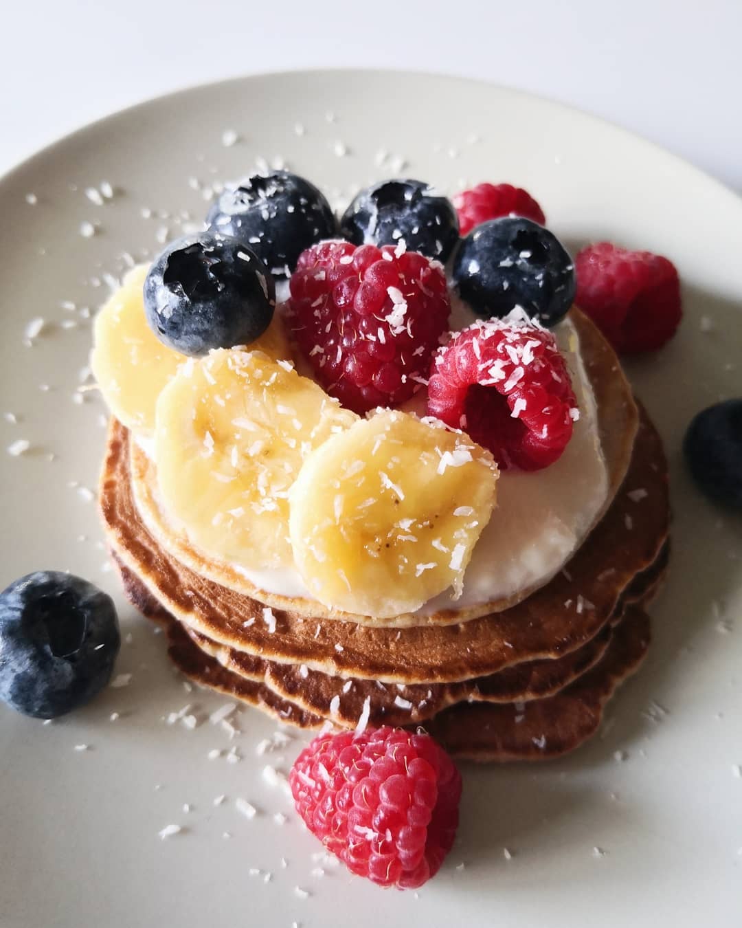 Simple Coconut Buckwheat Pancakes