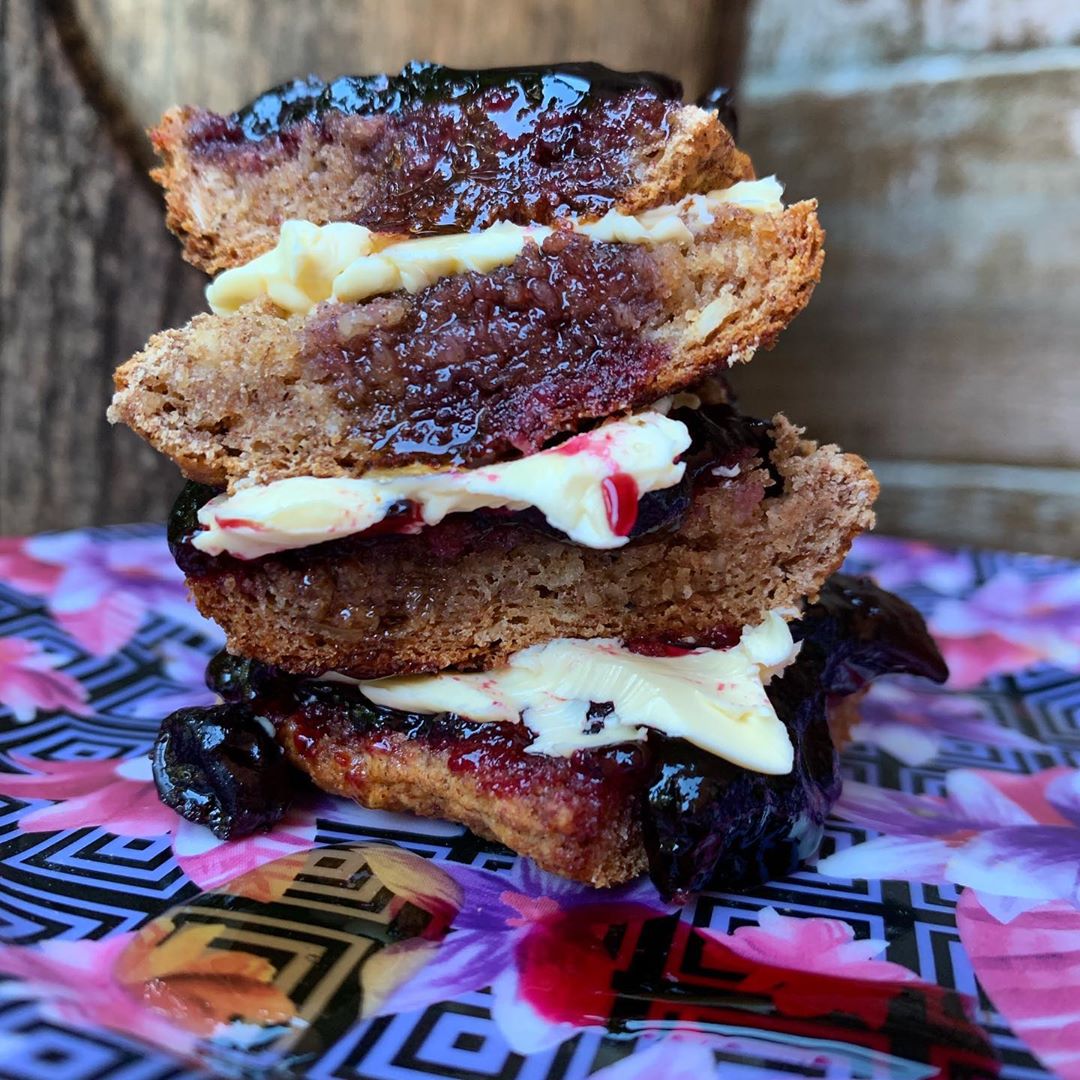 Blackcurrant French Toast for Sunday Brunch
