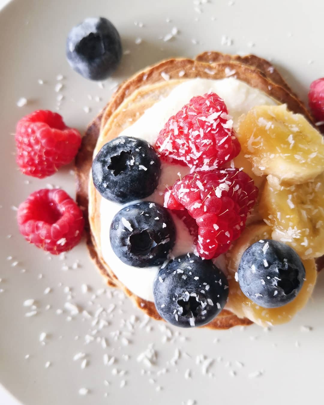 Simple Coconut Buckwheat Pancakes