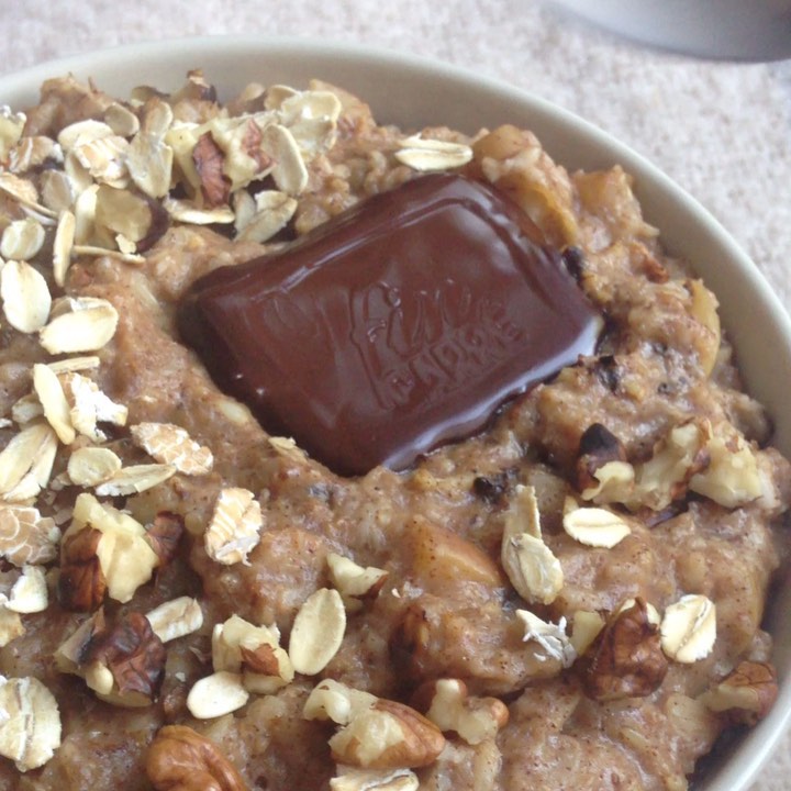 Apple Pie and Chocolate Oatmeal