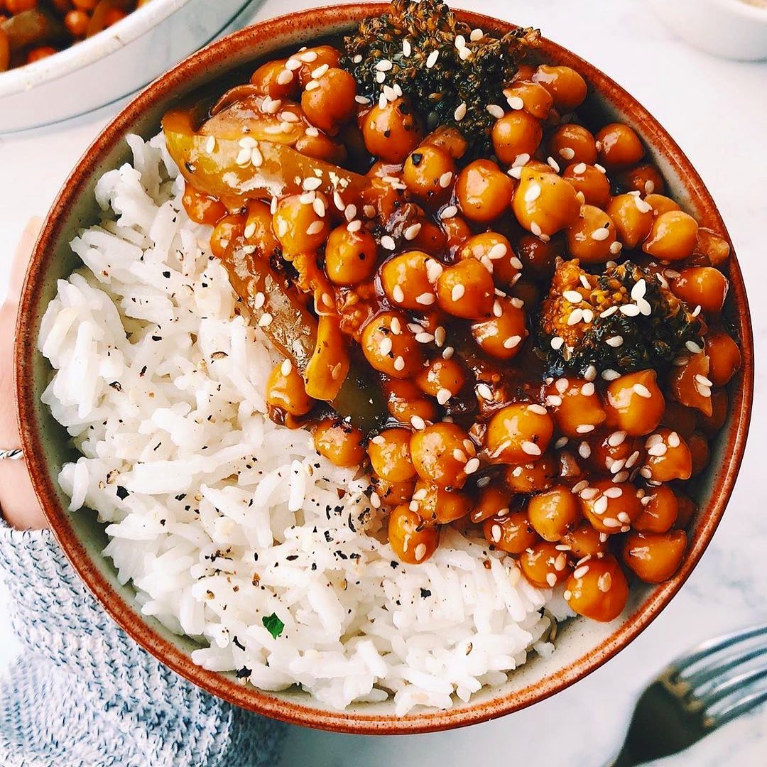 Sweet and Sour Chickpeas