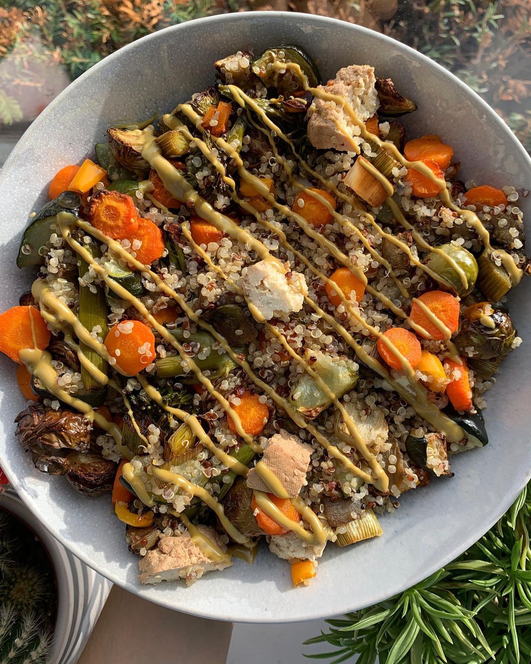 Autumnal Roast Veggie Bowl